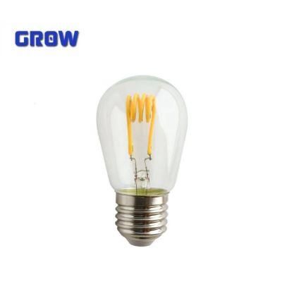 E27 New Spiral Filament LED Lamp Light Bulb S12