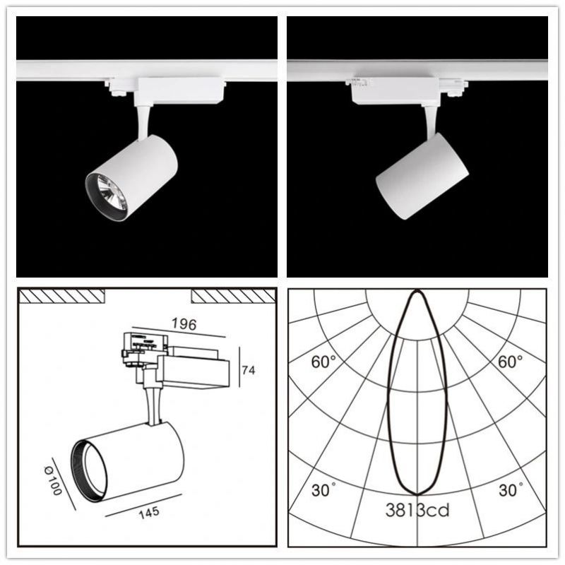 25W, 30W, 40W Professional High Power LED Track Light-T6099