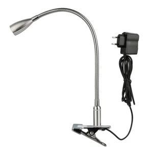 Meanyee 3W Touch Switch Dimmable Clip on Desk Reading Lamp/Lights Clamp on Table Lamp