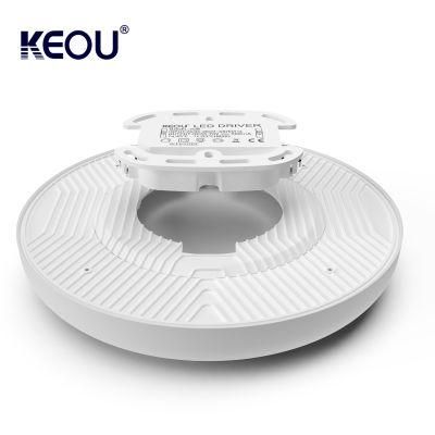 Keou LED Light Panel Housing Price 36W Frameless Panel LED Round Surface