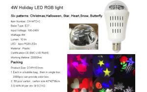 RGB Holiday Rotating Bulb with ETL Ce for Celebration