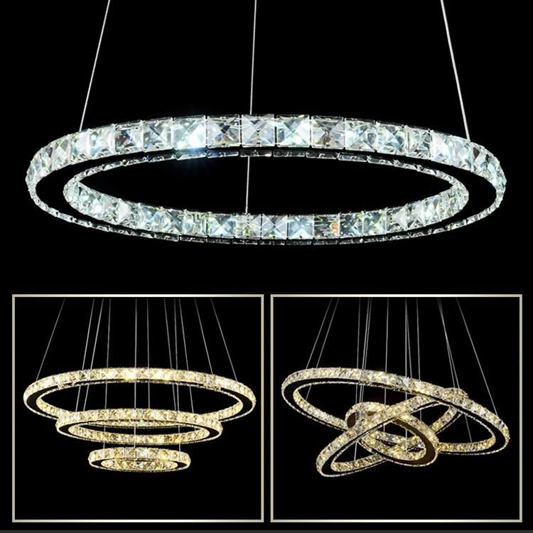 Tpstar Lighting Home Decoration LED Modern Luxury Crystal Glass Large Ceiling Pendant Pendant Hotel Light Chandelier