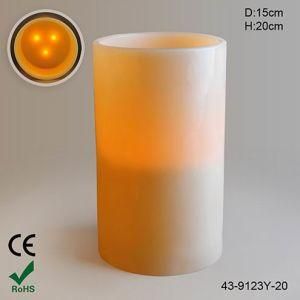 3xled Paraffin Wax Candle