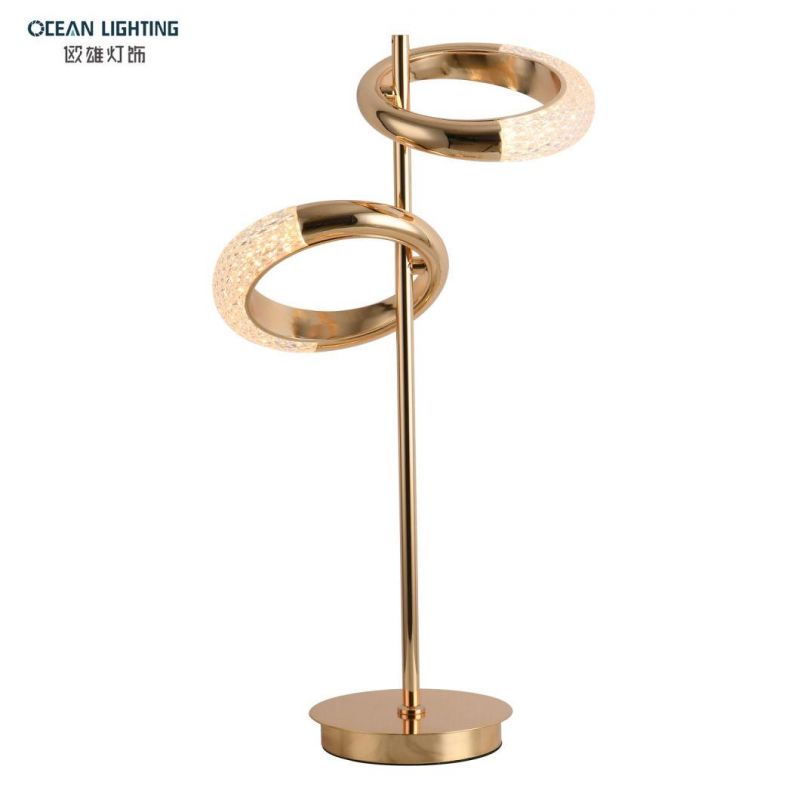 Ocean Lamp Iron Plating Acrylic Lamp Modern Bedroom Table Lights