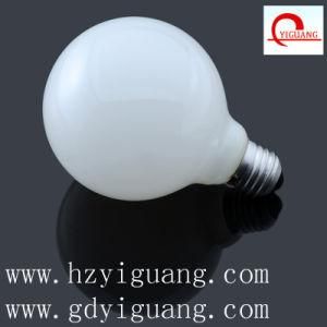 Whitewash Long Filament LED Light Bulb G95