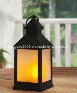 Remoted Control Plastic New Flame LED Candle Lantern
