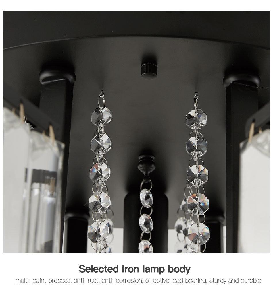 Project Baccarat Customized Luxury Style Home Fancy Pendant Lights Indoor Hotel Modern Decorative Crystal Chandelier