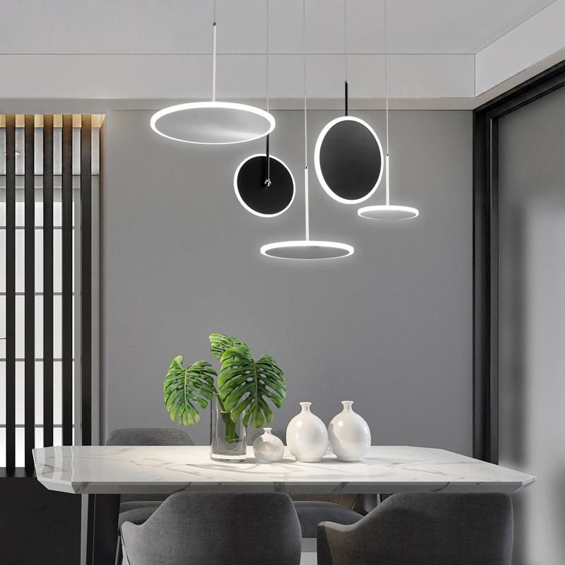 2022 Nordic Design 5 Heads Coffee Shop Pop Dimmable LED Chandelier for Dining Room
