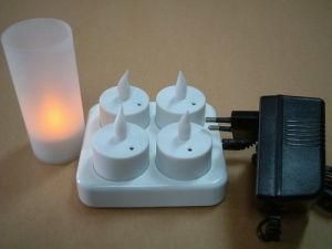 LED Flameless Rechargeable Candle with Blowing Function