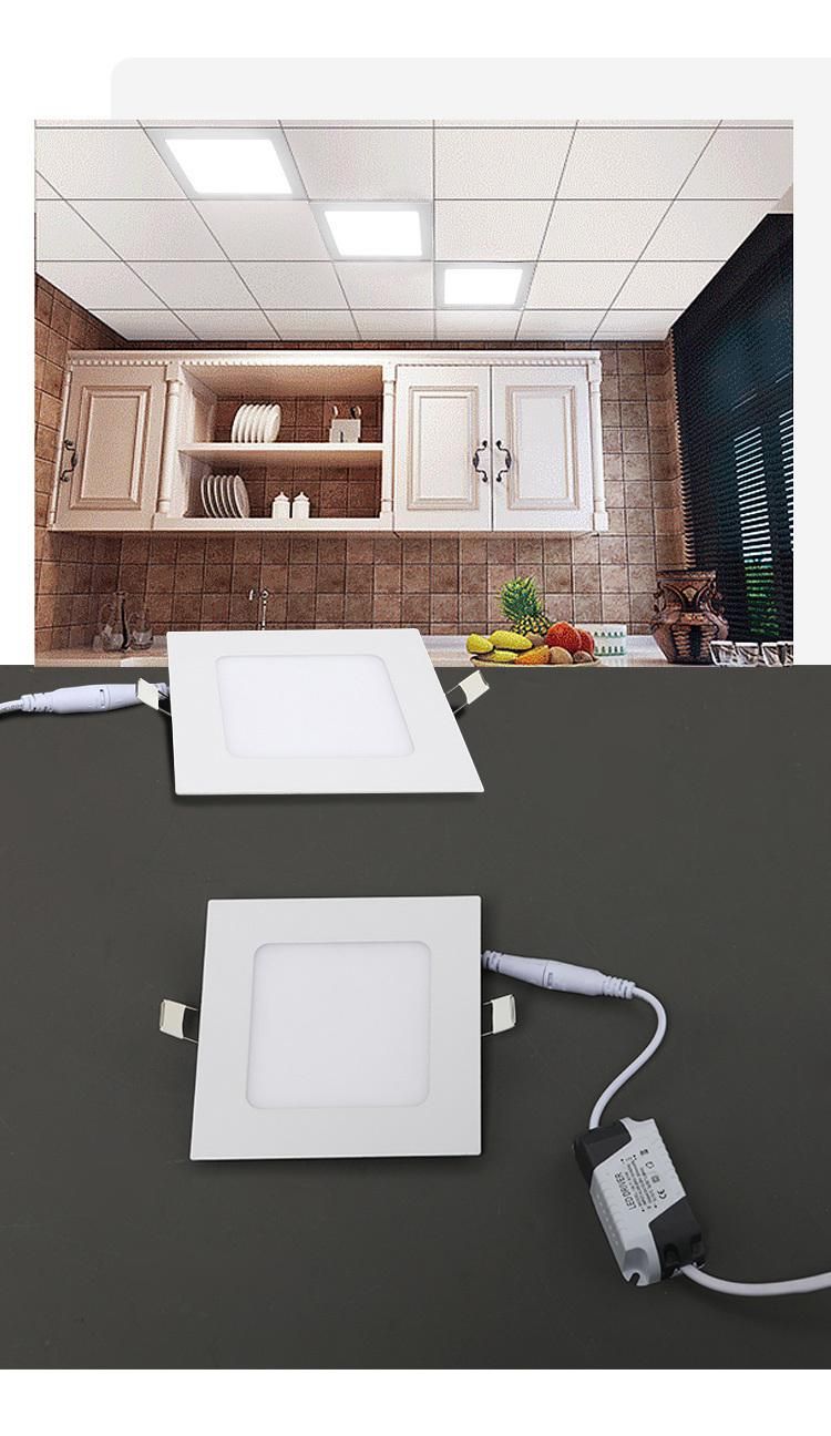 High Quality 24W 18W 15W 12W LED Panel Light Round Recessed LED Panel Light Warm White 6500K Flush Mount Panel Light