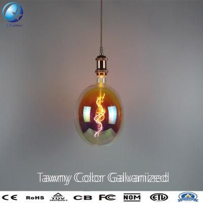 G260 Big Color Galvanized LED Bulb Vintage Clear/Tawny/Smoky Gray LED Lamp E27 Decorative LED Bulb Light 4W/8W Ce RoHS Bar Party Bulbs