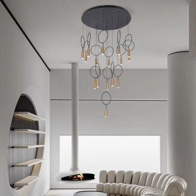 Masivel Simple Luxury Design Hall Staircase LED Pendant Light