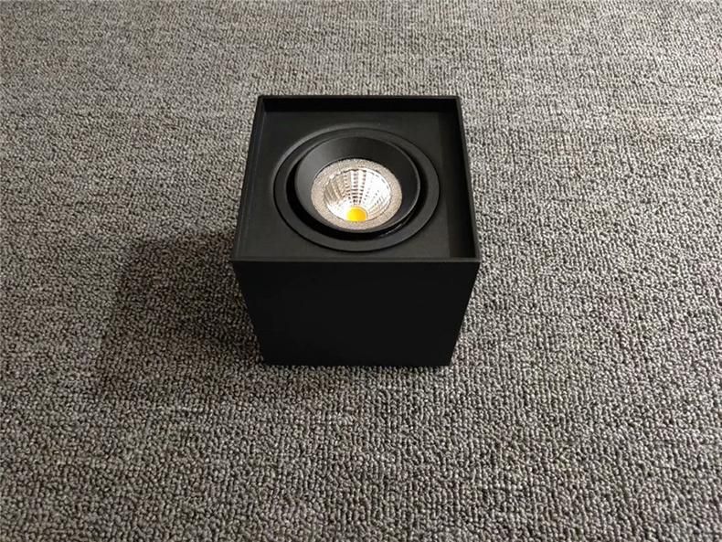 Wholesale Pure Aluminium Adjustable MR16 Lamp Surface Mounted Kitchen Ceiling Lights LED Downlight for House Building