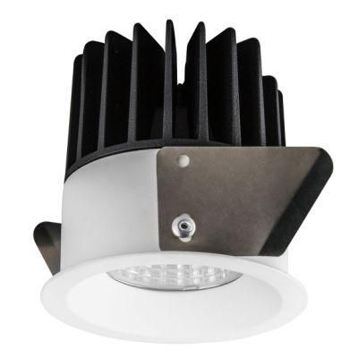 Small Recessed Ceiling Spotlight Indoors 15W COB LED Down Lighting Fixture