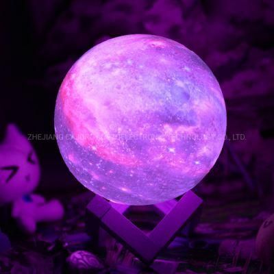 Lamp LED 3D Colorful Moon Starry Hot 66D LED Night Light