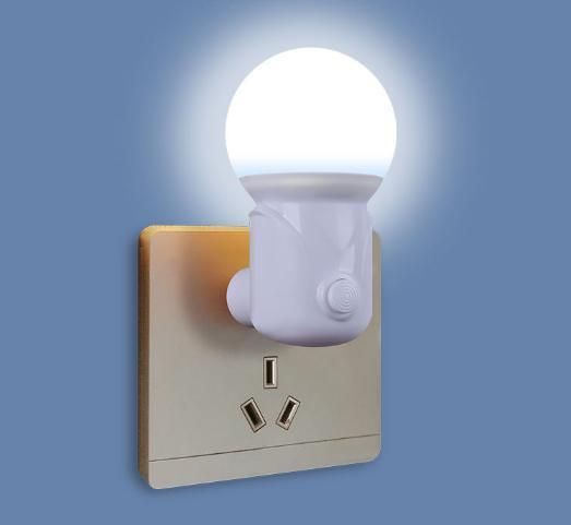 New Design Lovely Bedroom Night Light Plug in Wall Plate
