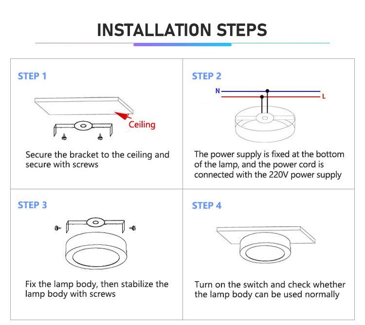 Easy Install Customized Cx-Lumen New Design Smart Ceiling Panel Light
