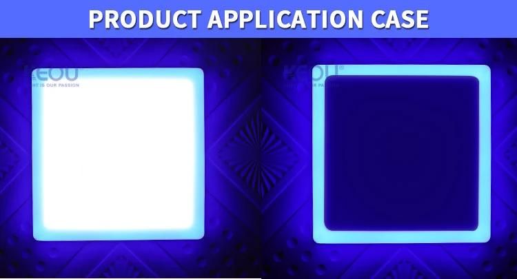 Factory Price Keou 16W Square LED Panel Light Frameless Bi Color