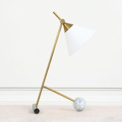 Simple Metal Desk Lamp Northern Europe Postmodern Table Lamp (WH-MTB-198)