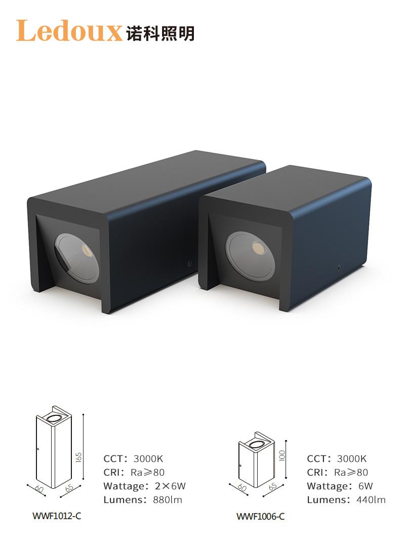 IP20 LED COB 6W up and Down LED Wall Lamp