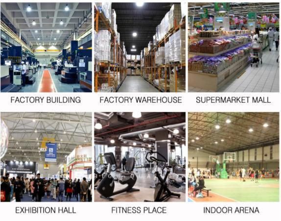 Durable High Lumen Industry Factory Directly Offer Light IP65 100W-200W UFO LED High Bay Light
