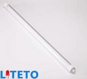 Housing Decoration Project LED T8 Tube Light 1200m 4FT 18W Frosted&Clear PC Cover with UL Certificate
