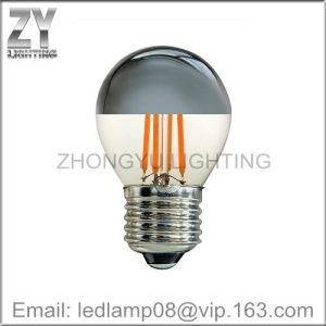 Globle G45 E27 Half Silver Crown LED Filament Bulb / LED Filament Lamp / LED Light / LED Lighting / Dimmable LED Bulb / Dimmable LED Lamp