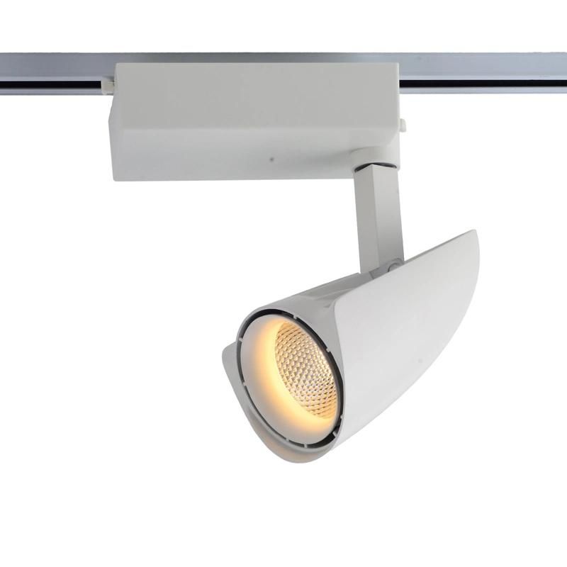 3-Year Warranty Commercial LED COB Track Light Ce RoHS Shopping Center Spotlight