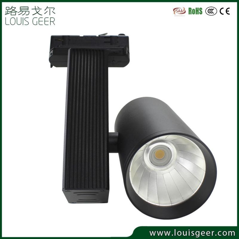 High Quality Display Track Lights Adjustable Dimmable 20W 35W COB Focus Spot Lights LED Tracklights