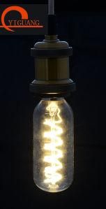 T45 Flexible Filament LED Light Bulb with E27 Screw Base