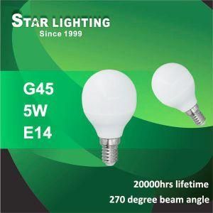 270 Degree Beam Angle 5W G45 LED Global Bulb for Decoration