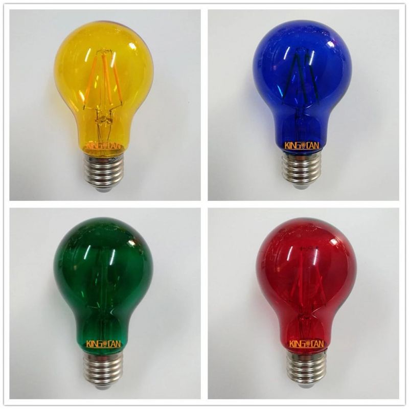 A60 Amber Clear 4W 6W Hot Selling E27 LED Bulb