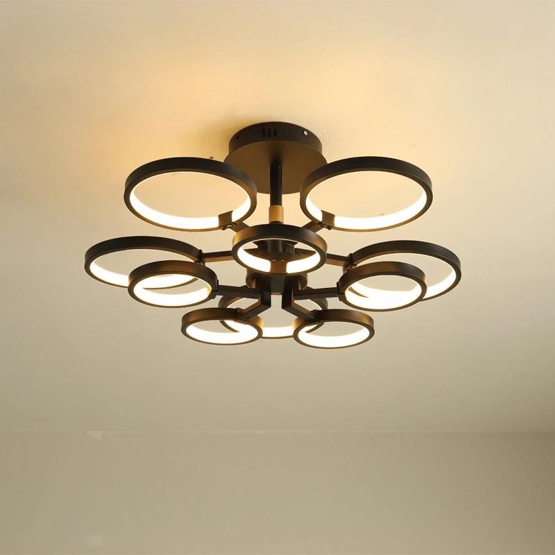 Wholesale and Retail Rings Acrylic LED Chandelier Ceiling Lights