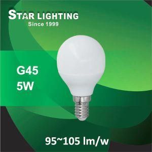 Aluminum Plastic 5W Mini G45 LED Global Bulb