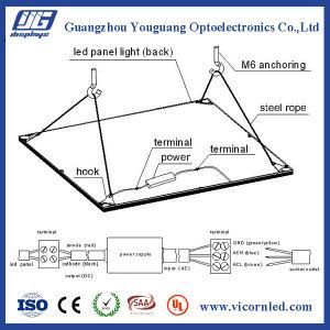 600X600mm 48mm thickness Backlit LED Light Panel