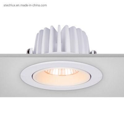 75mm Cutout LED Aluminium Spotlight COB LED Down Lighting LED Frameless Downlight