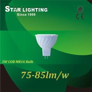 MR16 COB 5W AC85-265V LED Bulb with Ce RoHS