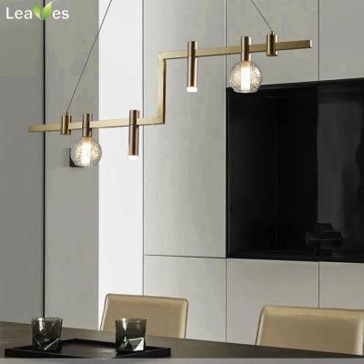 Dexterous Series DC24V LED18W Home Hotel Designer Decoration Modern Ceiling Chandelier Black Golden Pendant Lamp Indoor DIY Light