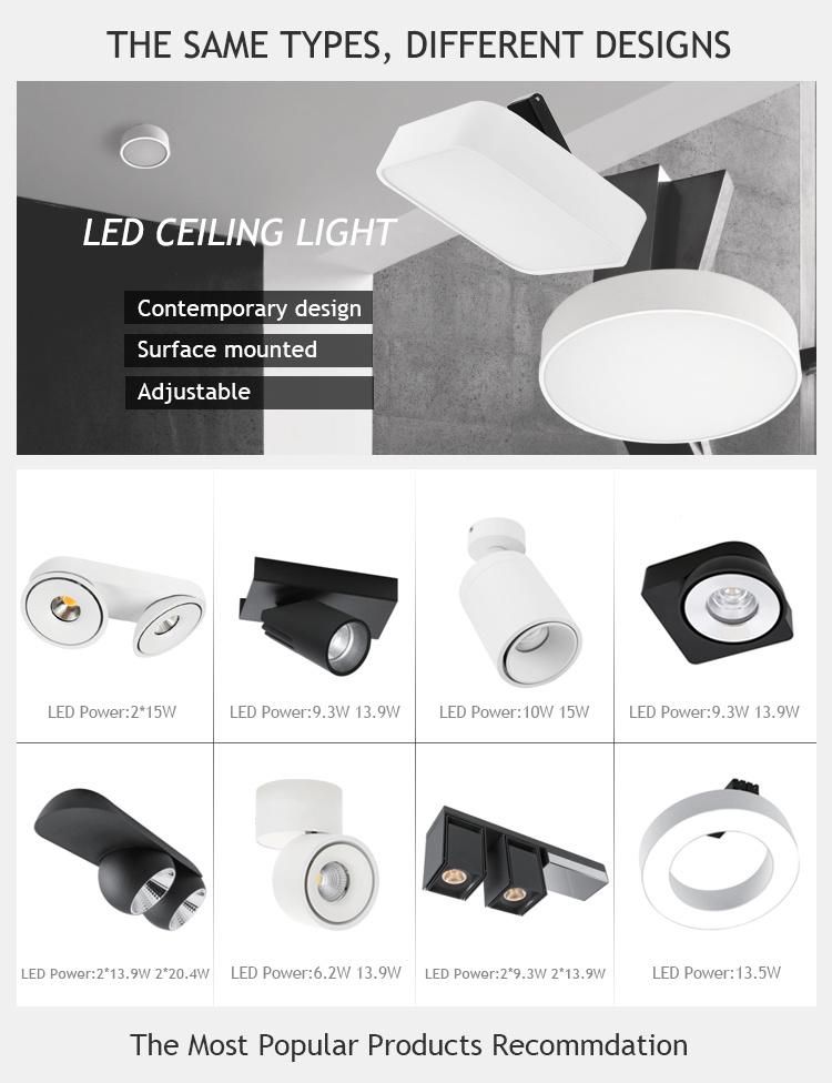 32W Aluminum Factory Adjustable LED Spot Track Light for Commercial Chain Store Shop and Wholesale Tracklight