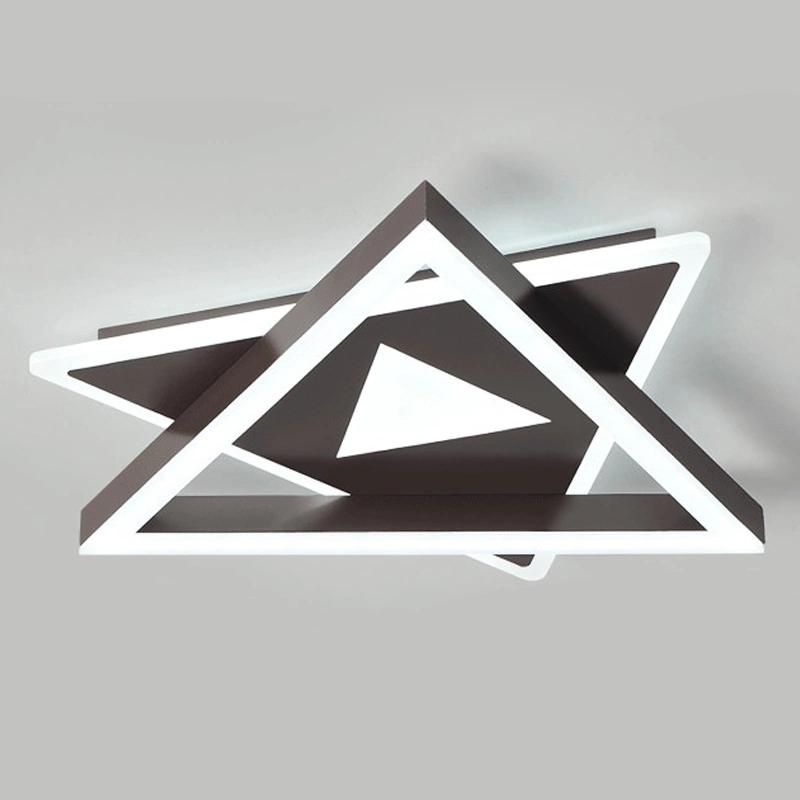 Wm Newest Design Polydon Aluminium LED Ceiling Lamp with Acrylic Diffuser