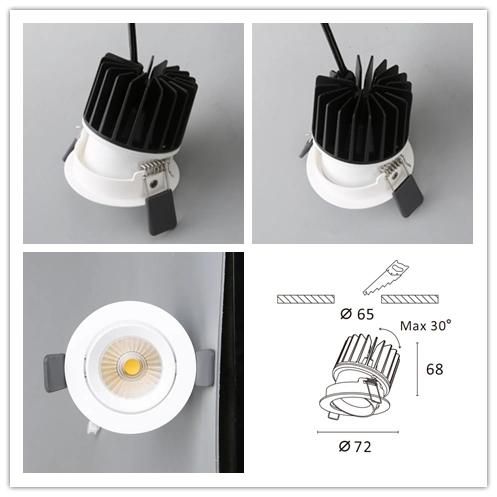 R6914 Adjustable Cobled Ceiling Light 2021 New Recessed LED Downlight