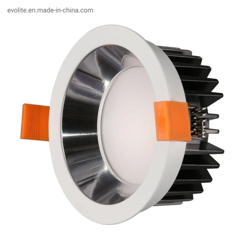 Dimmable Retrofit Trimless Downlight Cool White 12W LED Ceiling Down Light for Shopping Mall