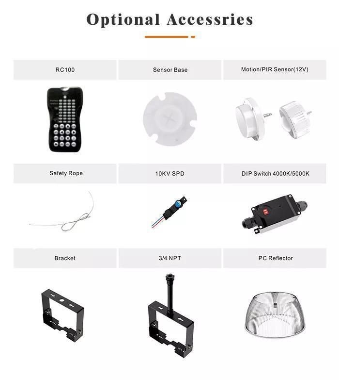 UFO LED High Bay Lamp Aluminum 150W Remote Control Brightness