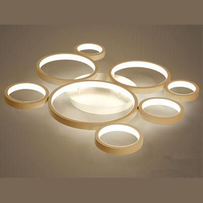 Livingn Room Decorative Aluminium LED Ceiling Lamp Lighting in White Painting Finished