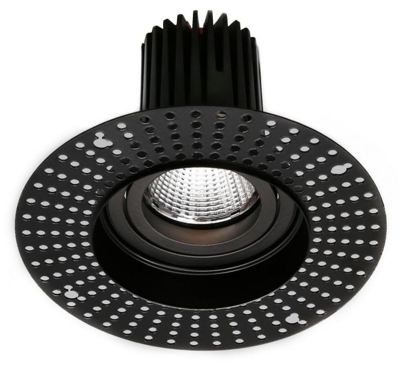 Hot Sale Aluminium Trimless Housing Recessed MR16 LED Module Spot Light Fixture GU10 Downlight Frame