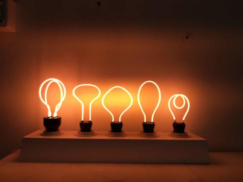 Various Shapes Tube Decorative LED Filament Light Bulb