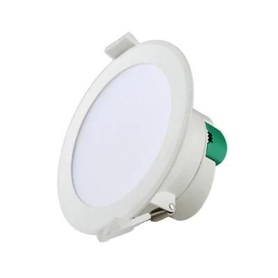 High Quality Indoor Spot Light Three Color Energy Saving Round Recessed LED Downlight