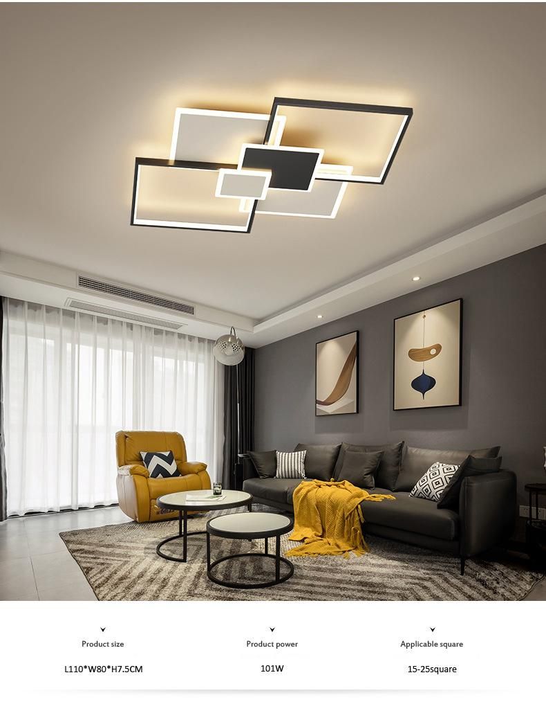 2022 New Geometric Home Lighting Aluminum Hall Ceiling LED Lamp Modern Lights for Living Room