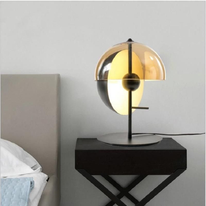 Bedside LED Table Lamps Nordic Postmodern Glass Table Light (WH-MTB-24)