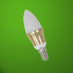 4W Die-Casting Aluminum Golden Cuspidal LED Bulb Light Hot